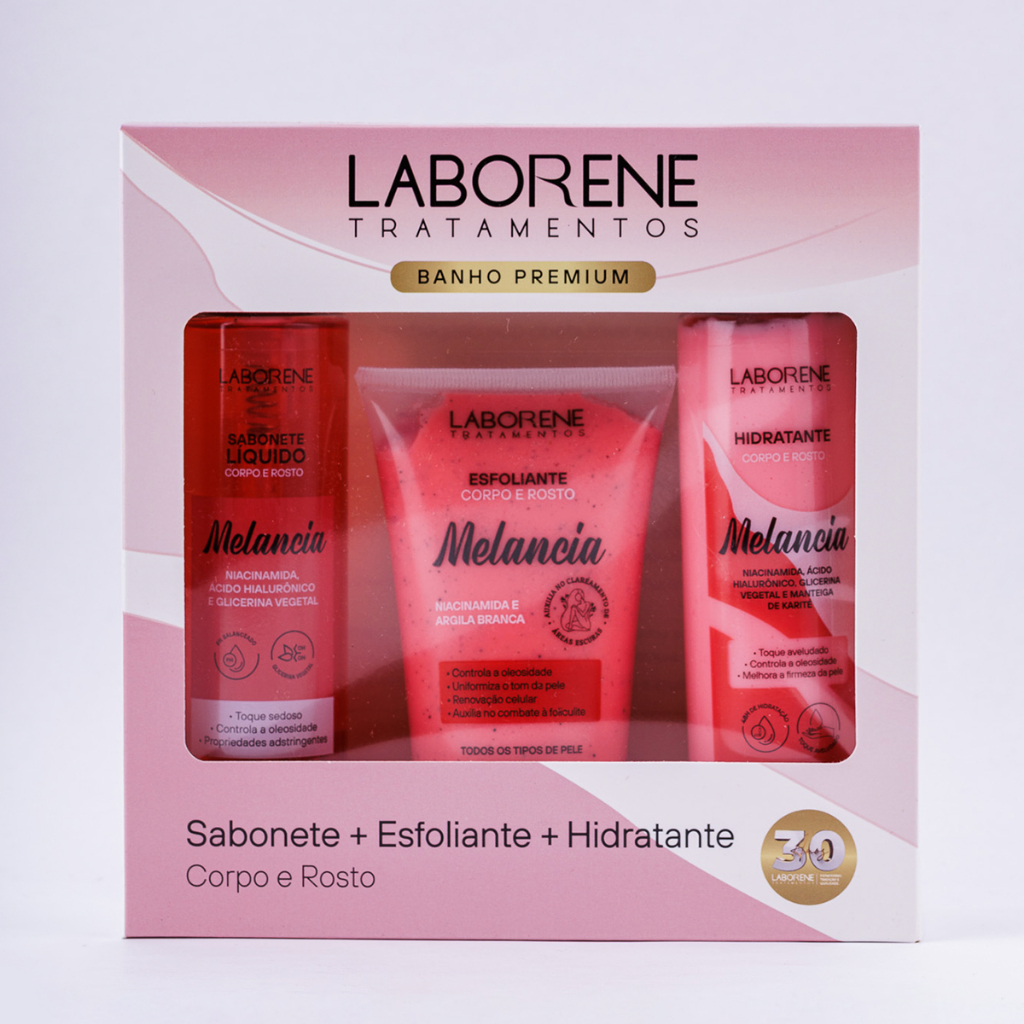Kit Banho Premium Corpo e Rosto Sabonete Liquido 2