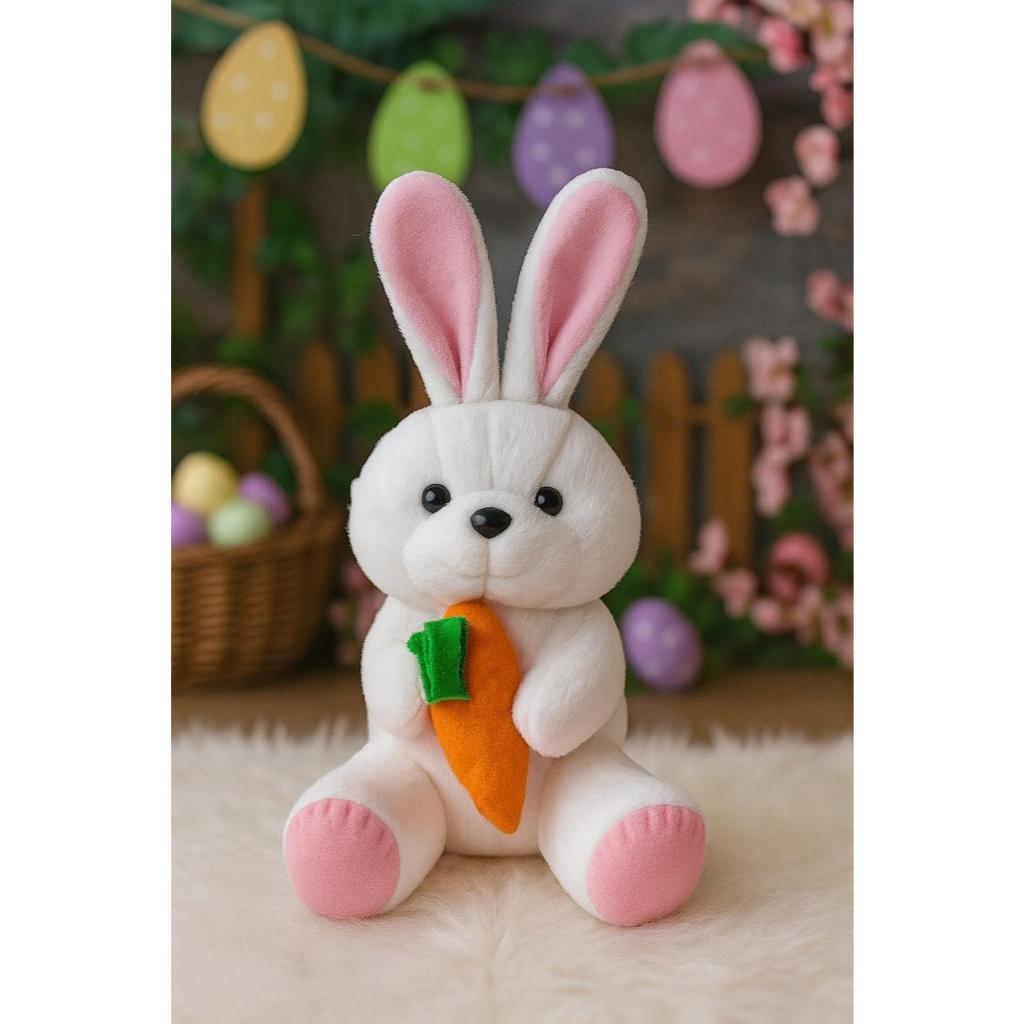 Coelho de Pelúcia 25cm Super Fofo  Macio, Decorat