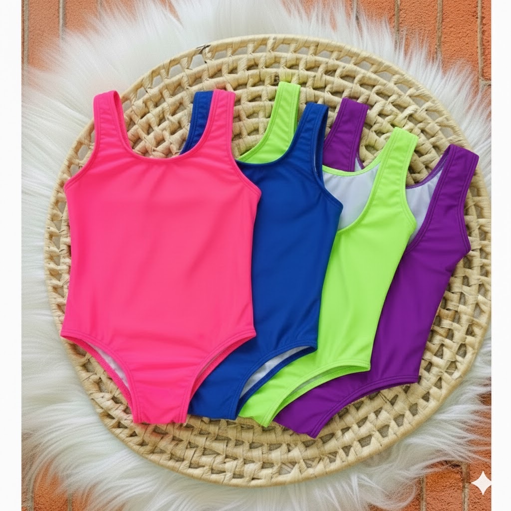 Maiô Infantil 2 ao 10 Anos | Tecido Suplex Leve e