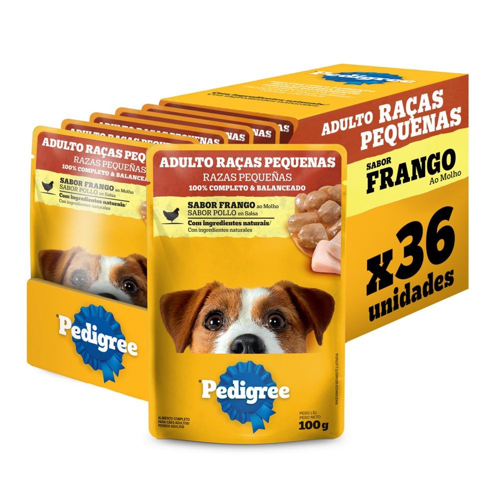 Ração Úmida Pedigree Frango ao Molho para Cães