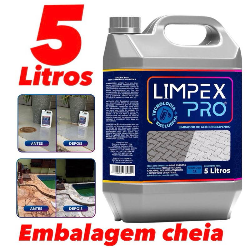 LIMPEX PRO REMOVEDOR DE ENCARDIDO COMPLETO 5 L