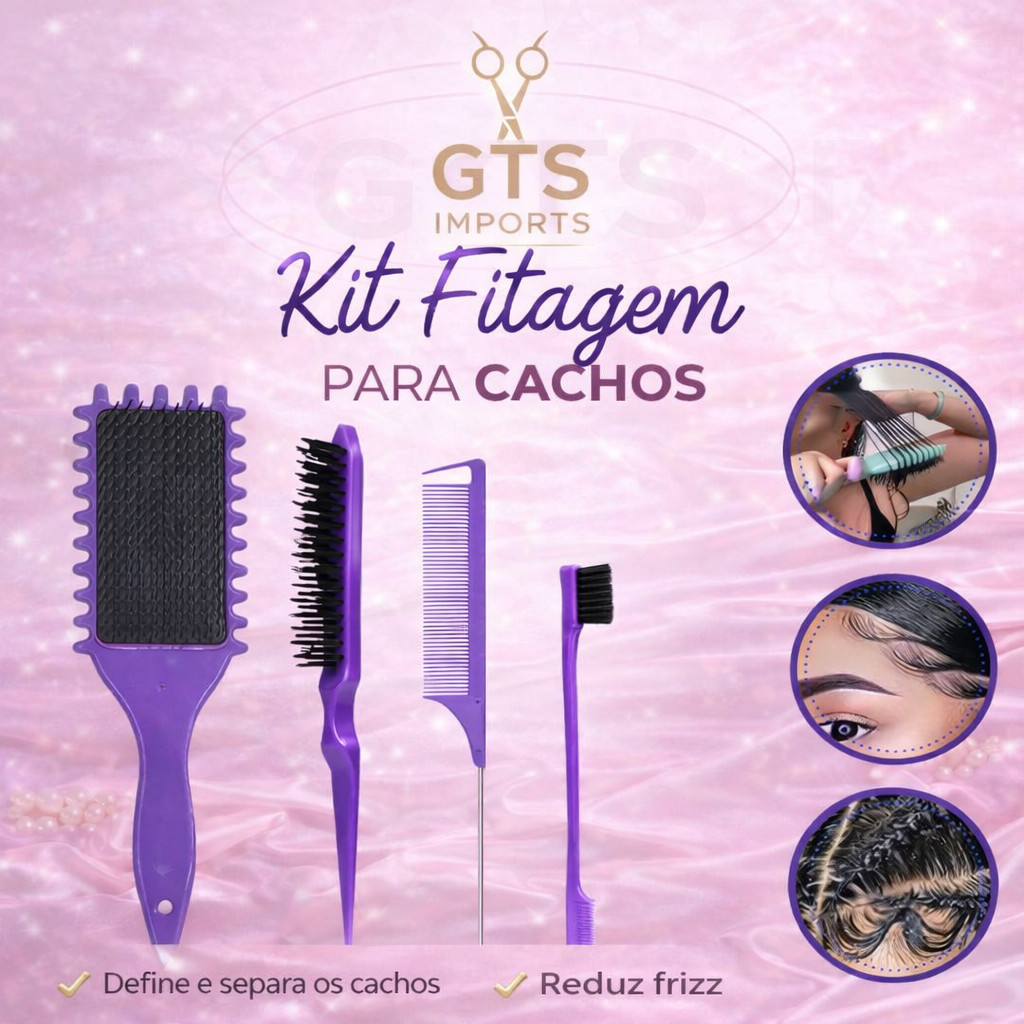 kit fitagem Kit Finalização e Penteados 04 Peça