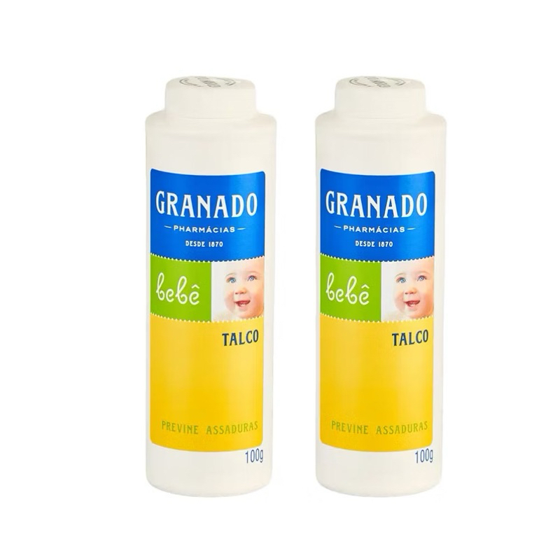 Kit 2 Talcos Bebê Granado Infantil 100g Original 