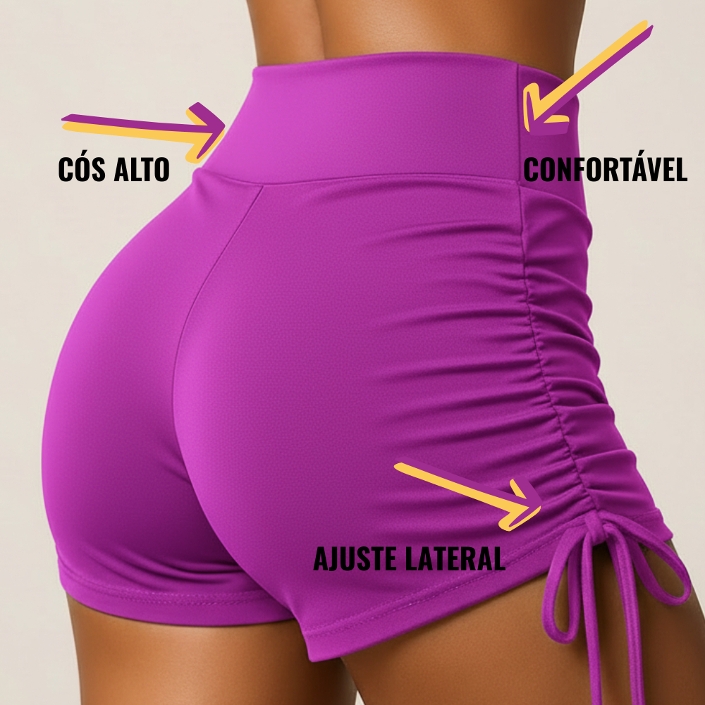 Short Praia Cos Alto  Suquini Academia Treino Ver�