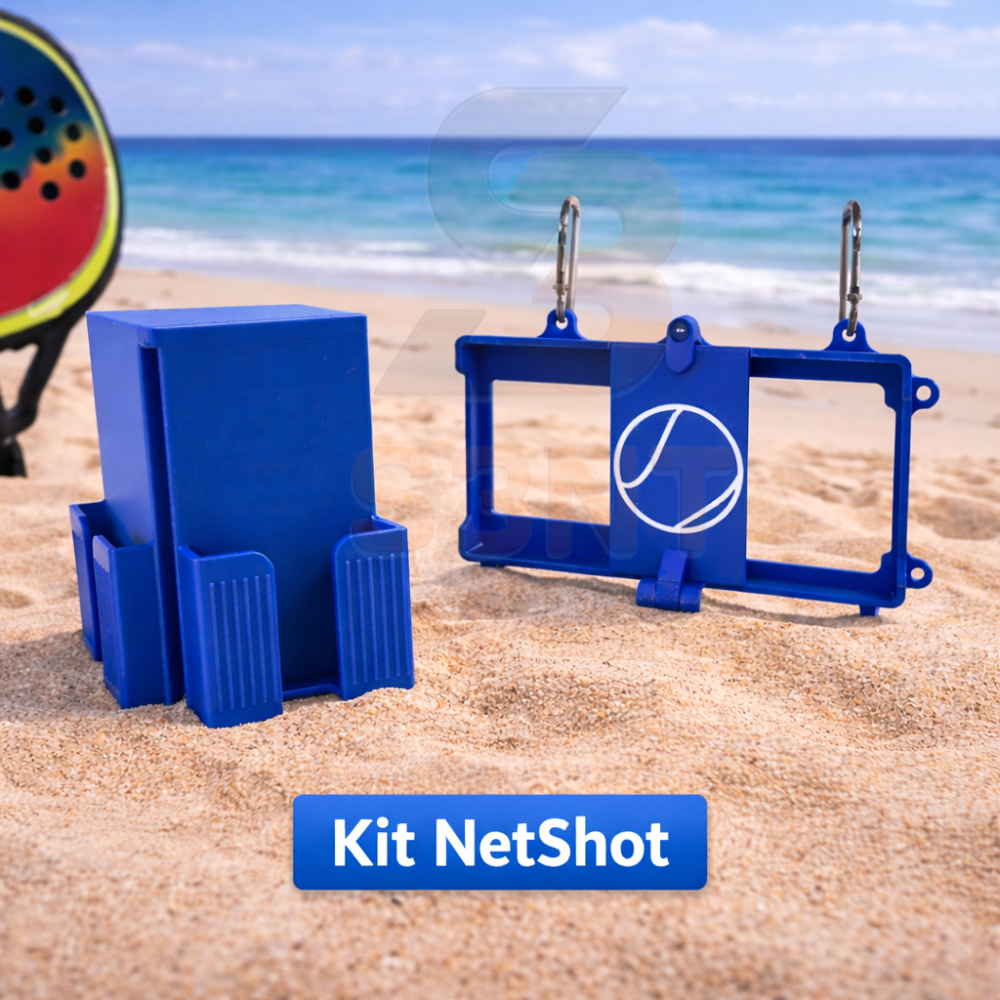 Combo Suporte de Celular para Rede de Beach Tennis