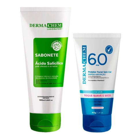 Dermachem Kit 2un – 1un Sabonete Facial Áci