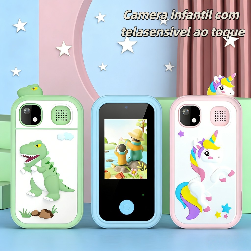 Telefone de Brinquedo para Crianças com Câmera I
