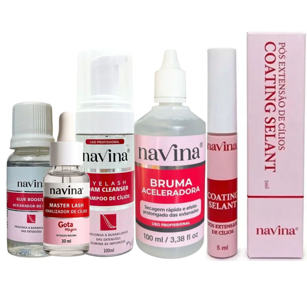 Kit Retenção Navina Bruma Acelerador Espuma Limp