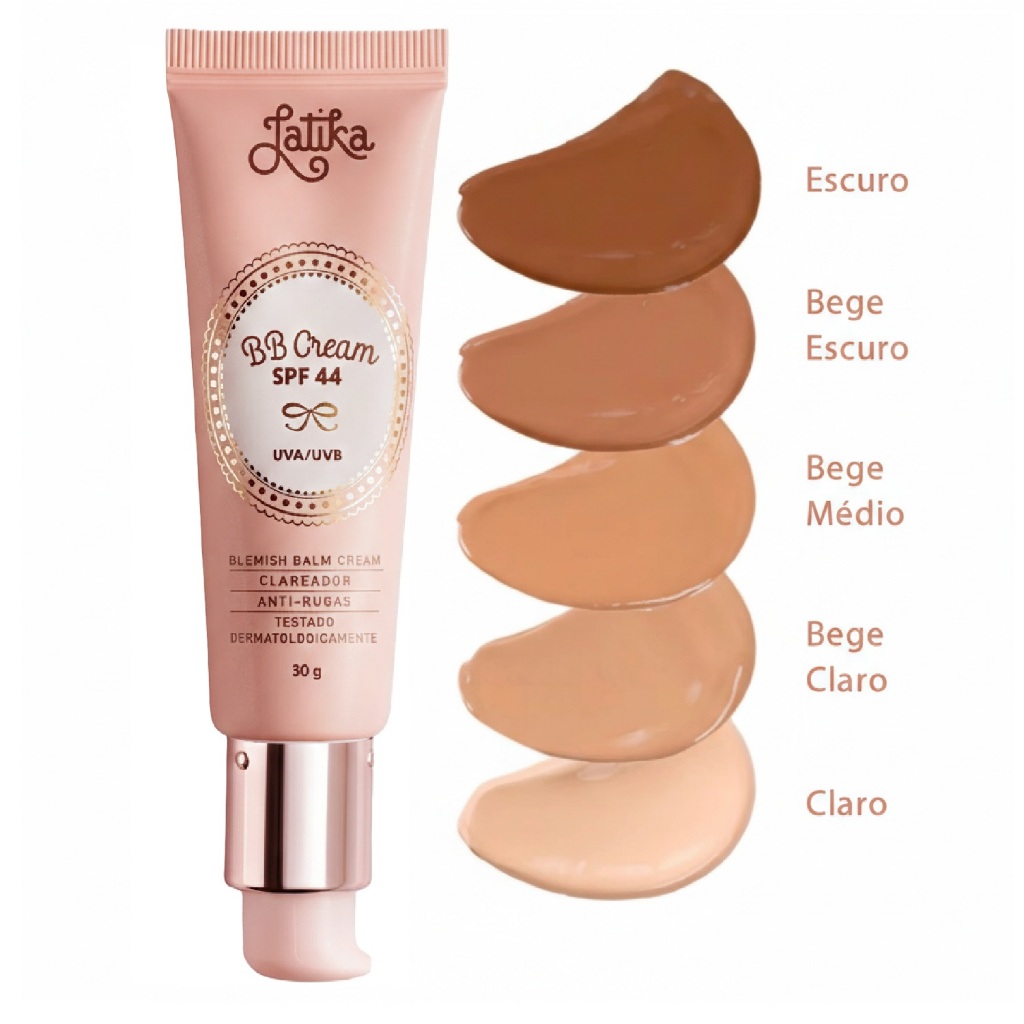 BB Cream Latika Clareador FPS 44 Uniformiza o Tom