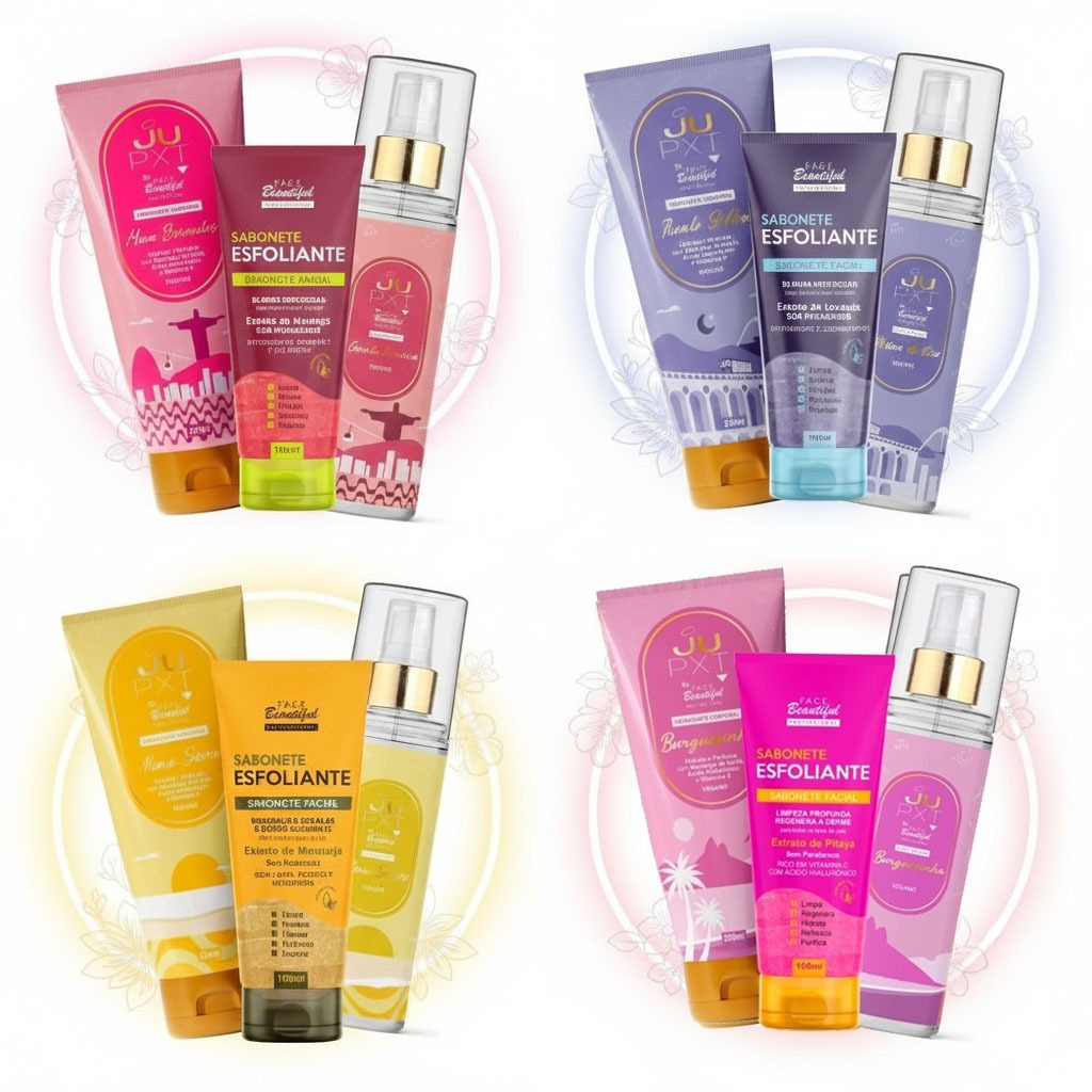 Kit Skincare e Autocuidado Ju PXT Face Beautiful &