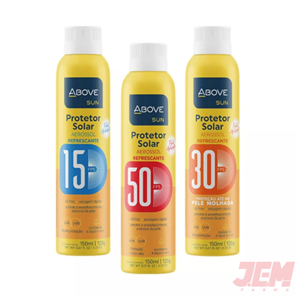 Protetor Solar Above Aerosol Toque Seco 150ml R