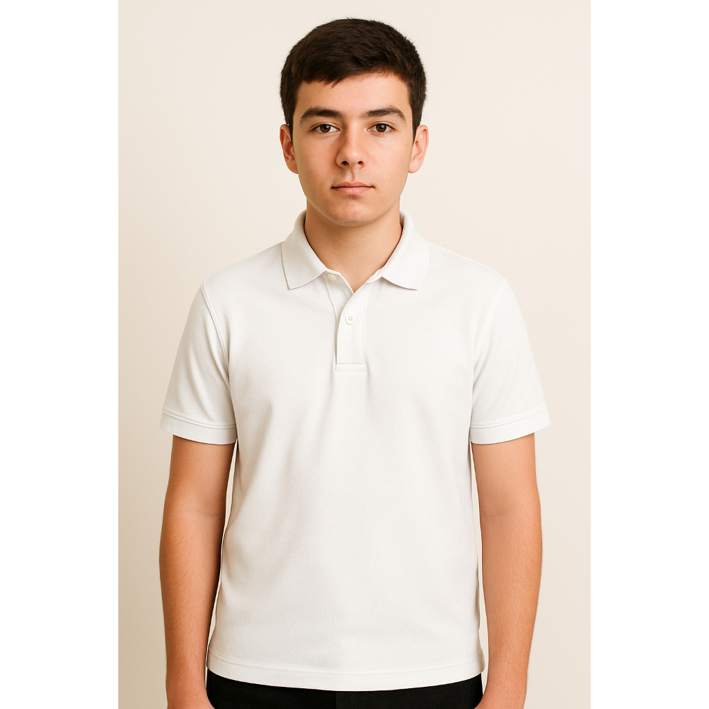 Camisa Polo Menino Algodão Piquet Premium Casual