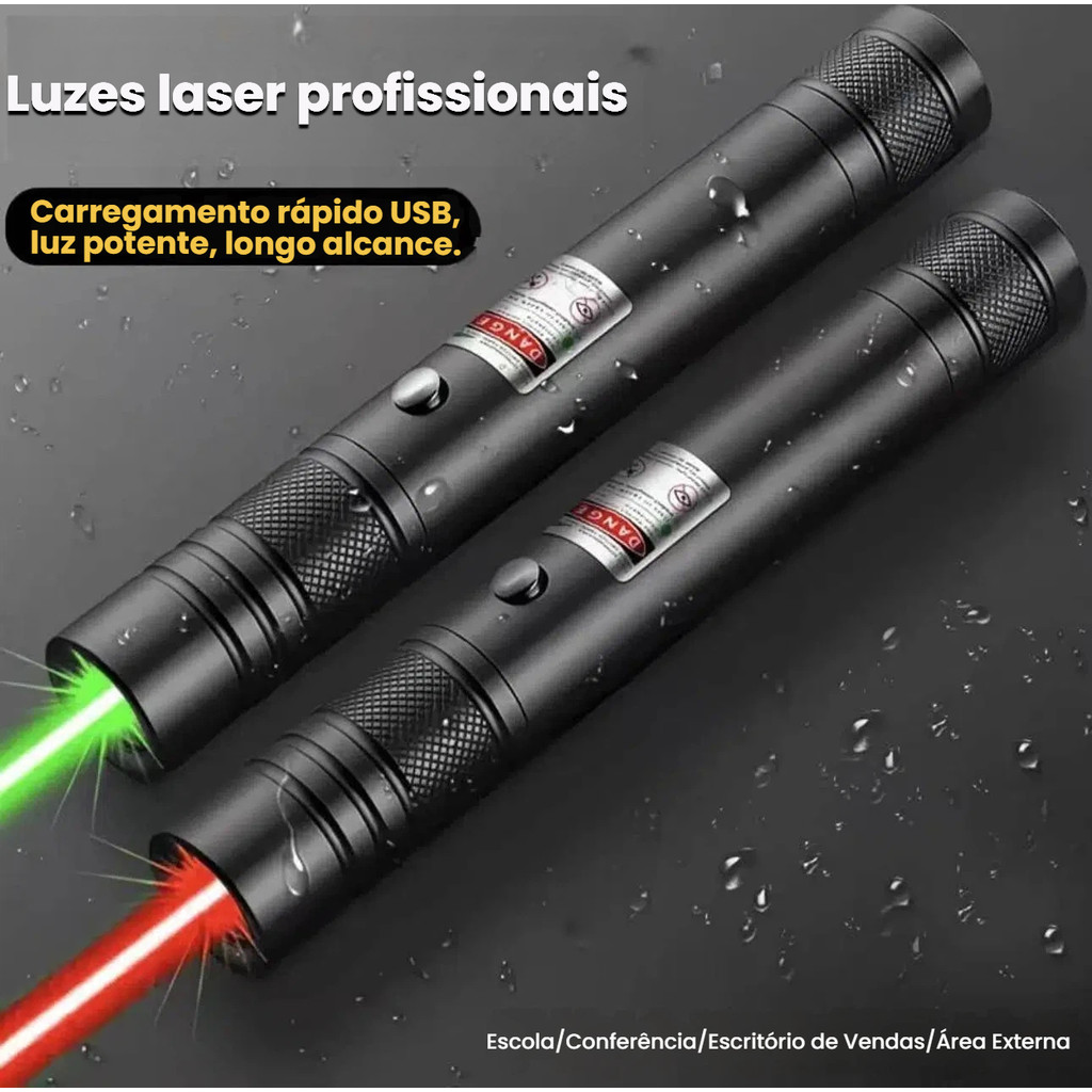 Laser Verde e Vermelho 532nm Alta Potência  Alcan
