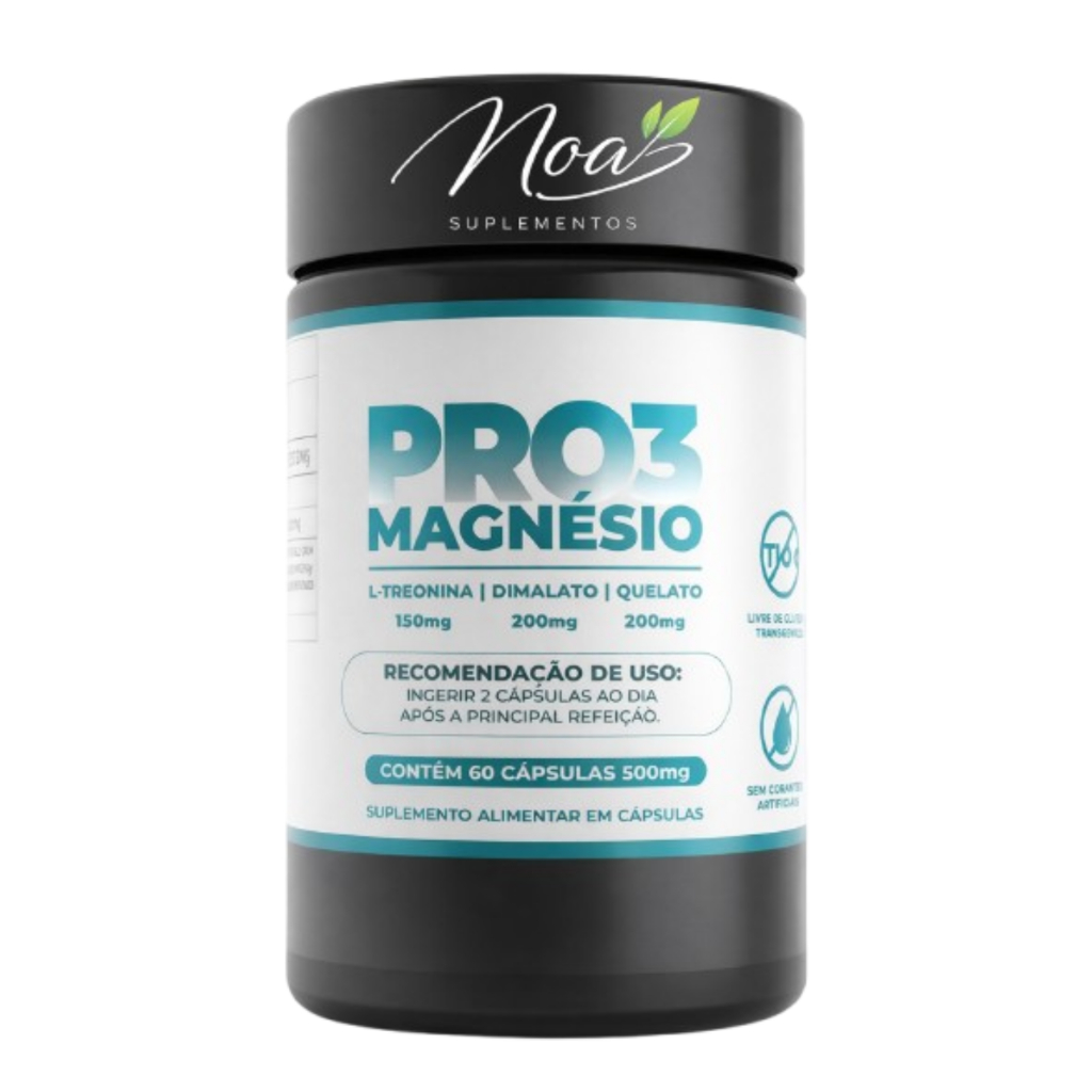 Pro 3 Magnésio – 60 Capsulas – Envio 