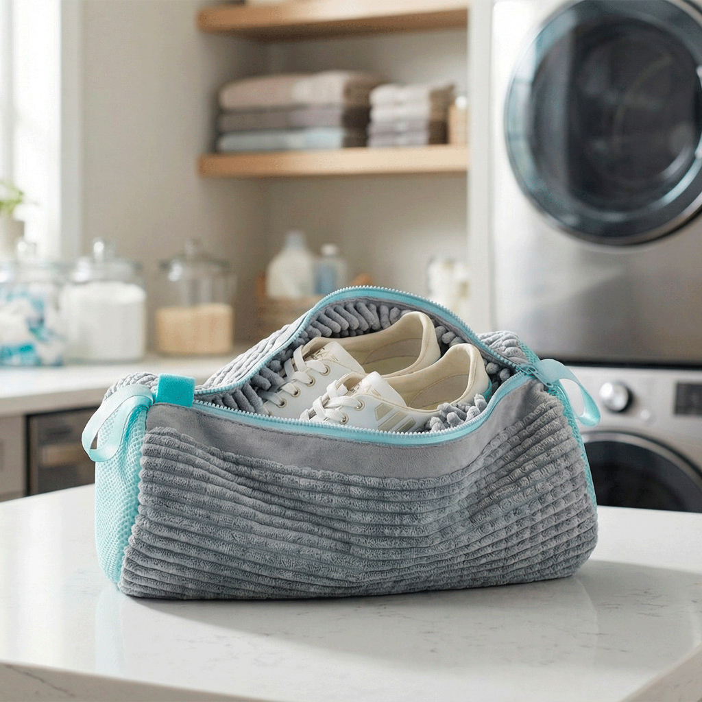 Kit 2 Sacos Para Lavar Tênis Calçados Sapatos Co