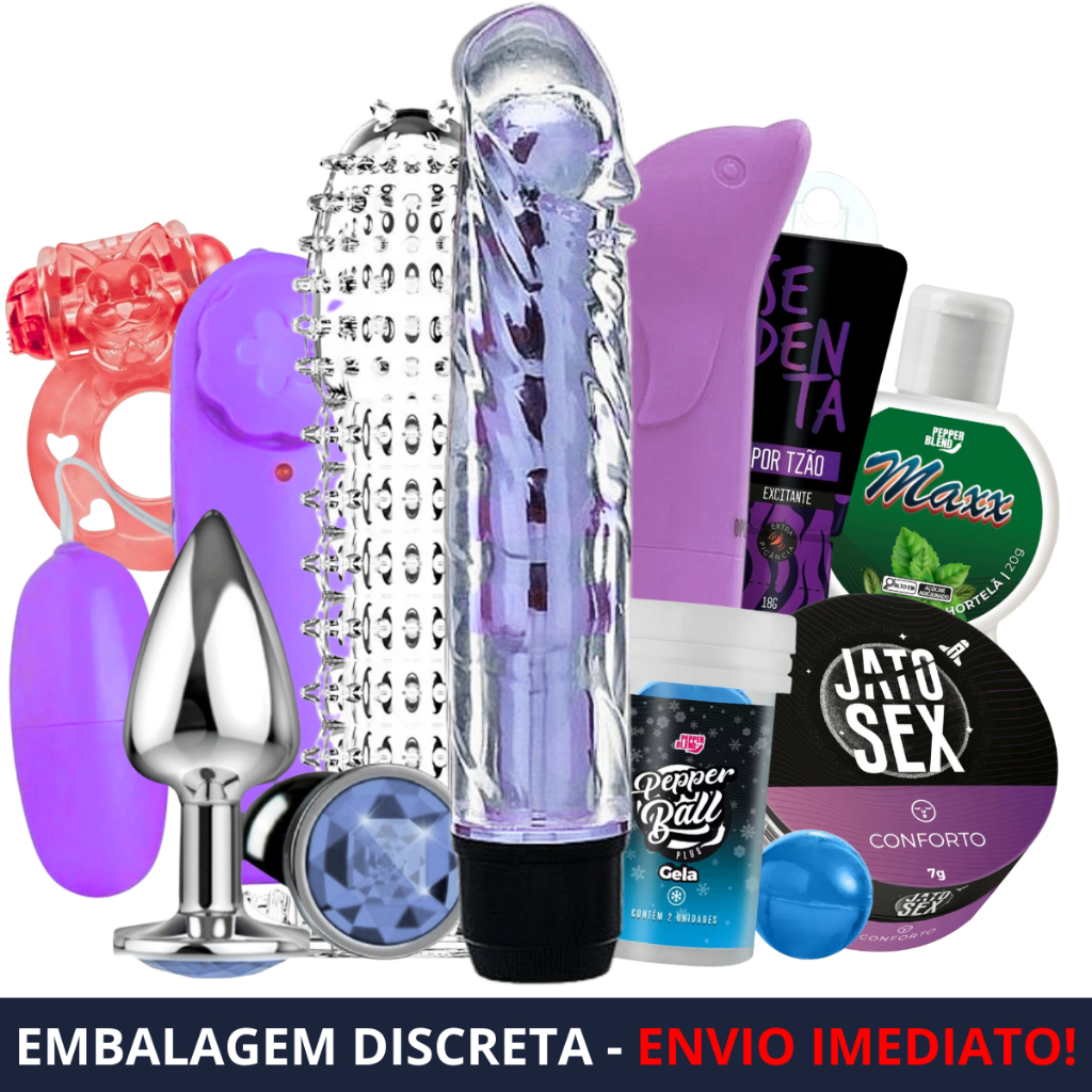 Vibradores Femenino Kit Sex Shop Plug Anal Brinque