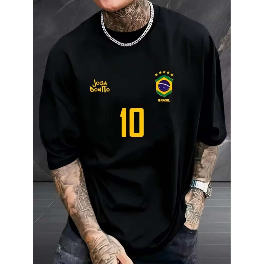 Camiseta Masculina e Unissex Brasil Copa Do Mundo 