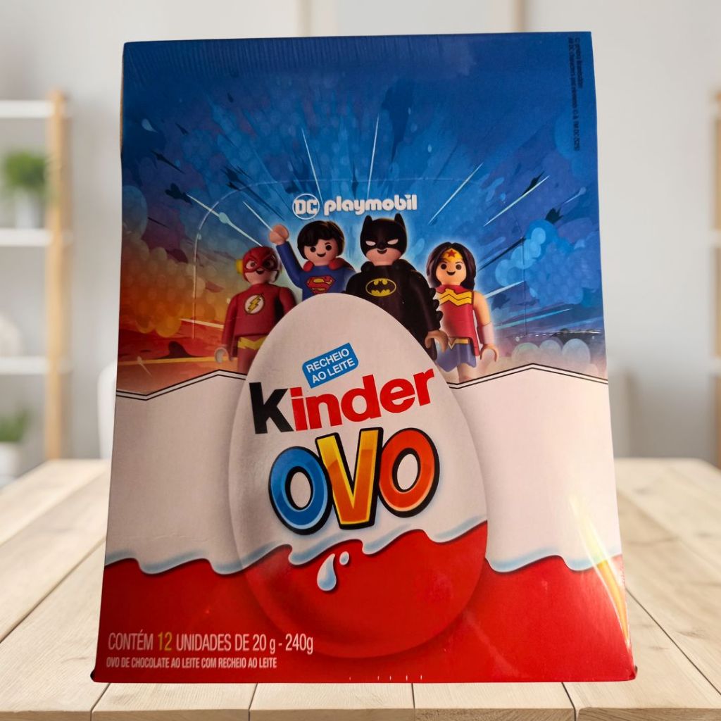 Kinder Ovo Edição DC Playmobil – NOVA COLE