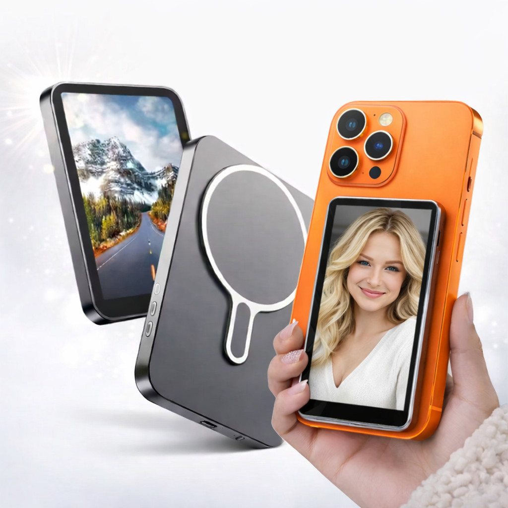 Tela Magnética Monitor Para Celular Sem Fio Smart
