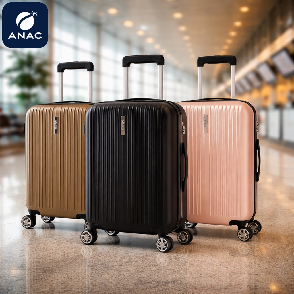 Mala de Viagem Rígida 10kg | Bordo Medidas ANAC |