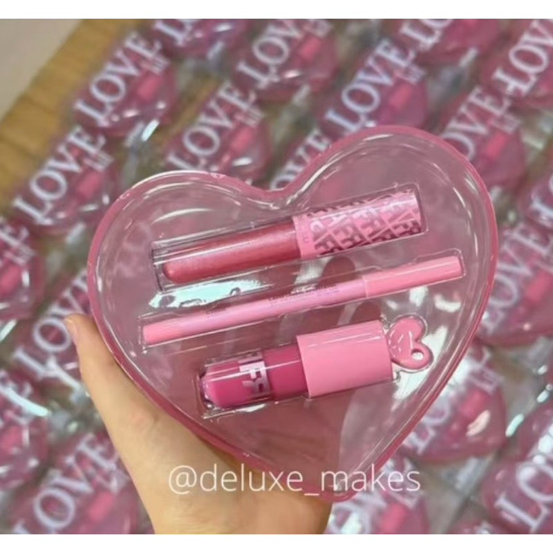KIT 2 Gloss Labial + 1 Lápis Labial Franciny Ehl