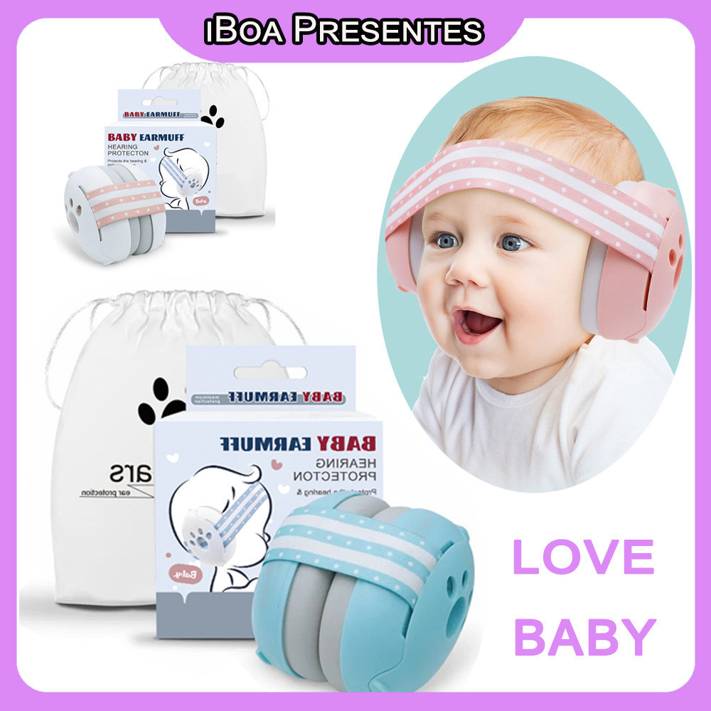 Abafador de Ruído para Bebês  Proteção Auditiv