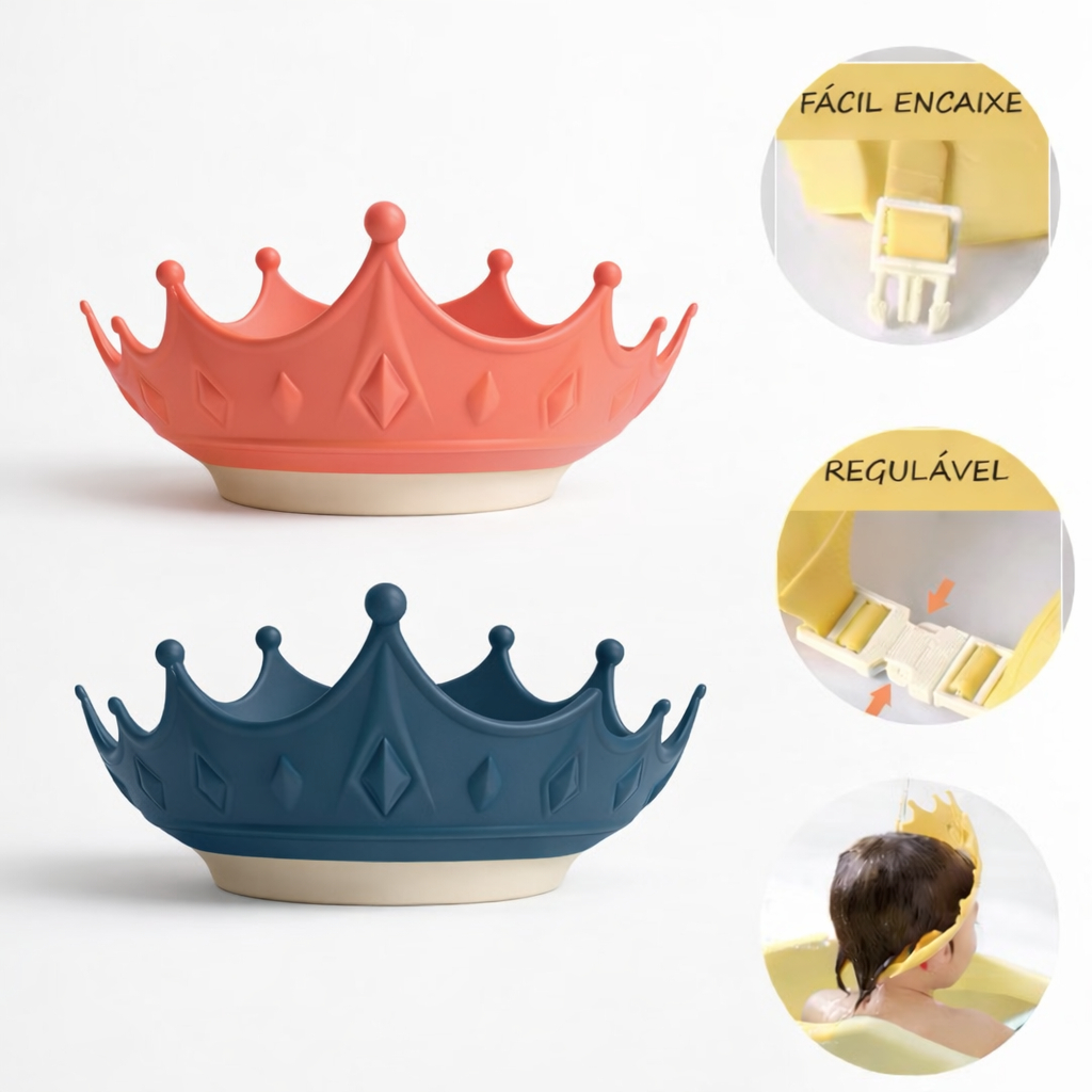 Chapéu De Banho Touca Bebê Proteção Dos Olhos 