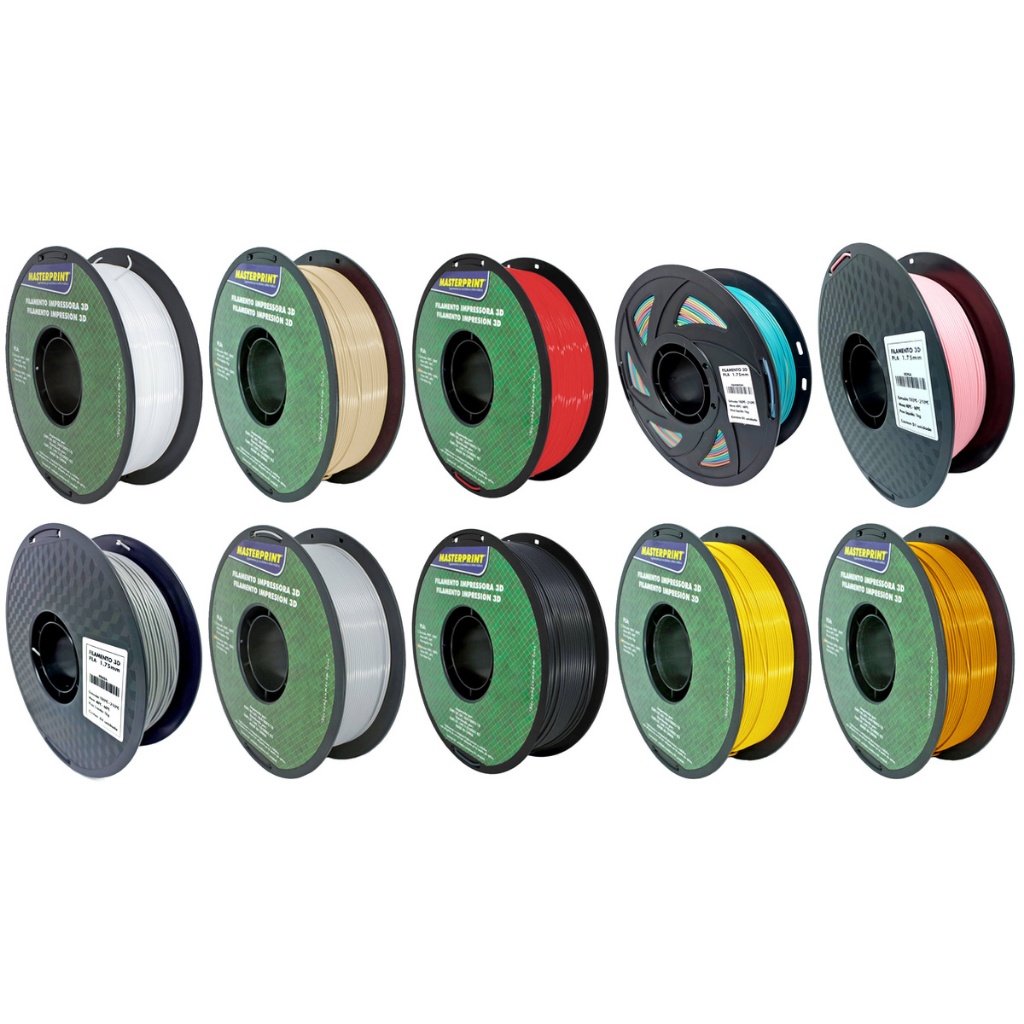 Filamento PLA Hyper Speed 1Kg 1.75mm Cores Brilhan