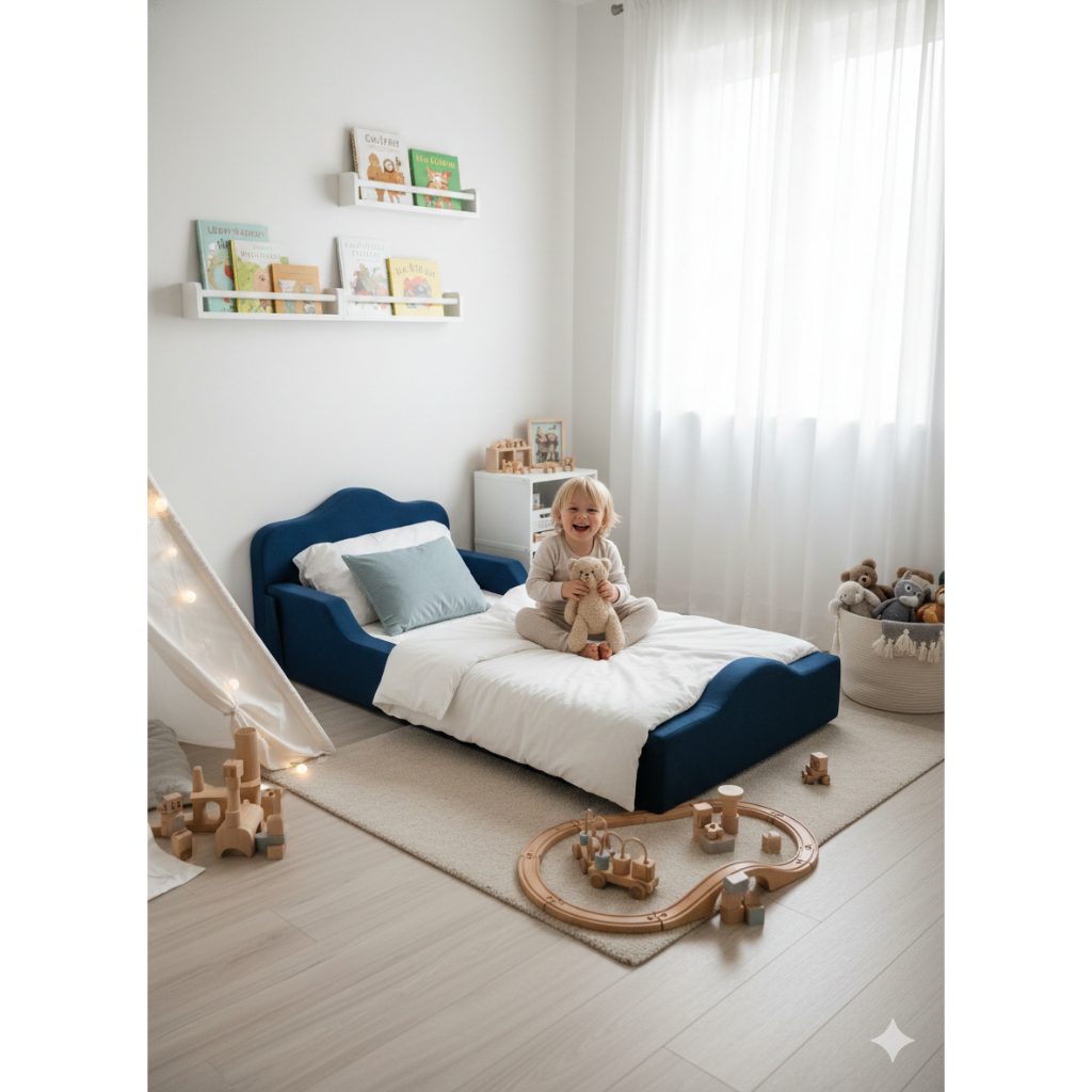 Cama infantil Estofada 150×88 Montessoriana E