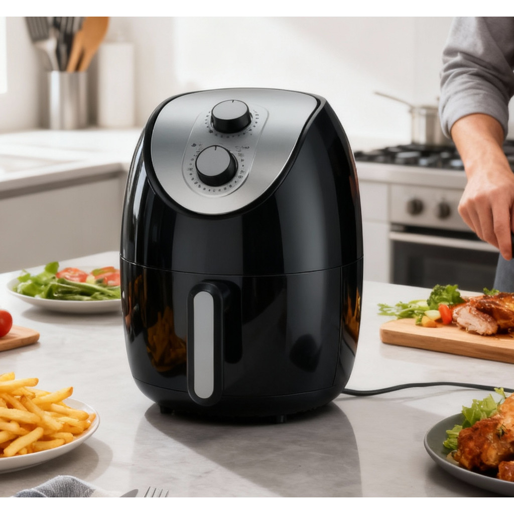 Fritadeira Air Fryer Elétrica 3,5 Litros Sem Oleo