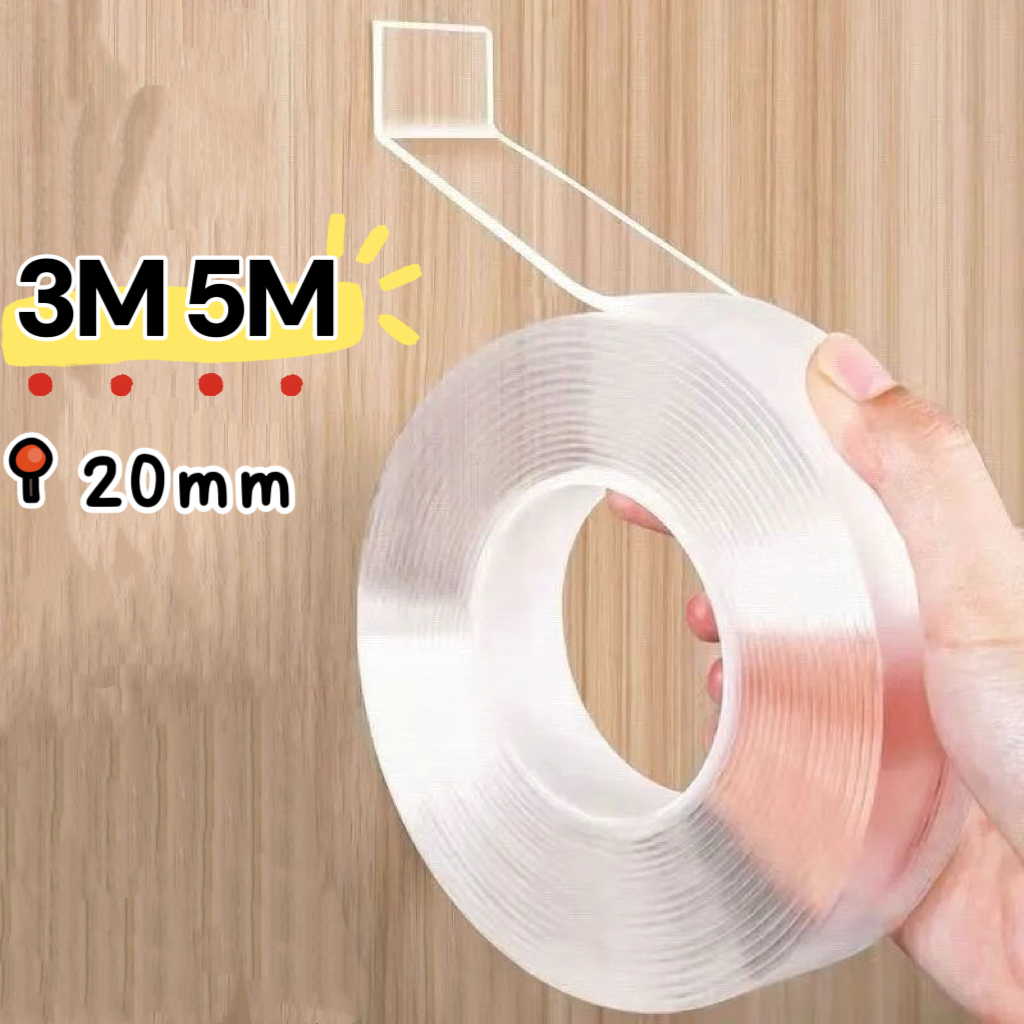 Fita Dupla Face Extra Forte Transparente NanoGel S