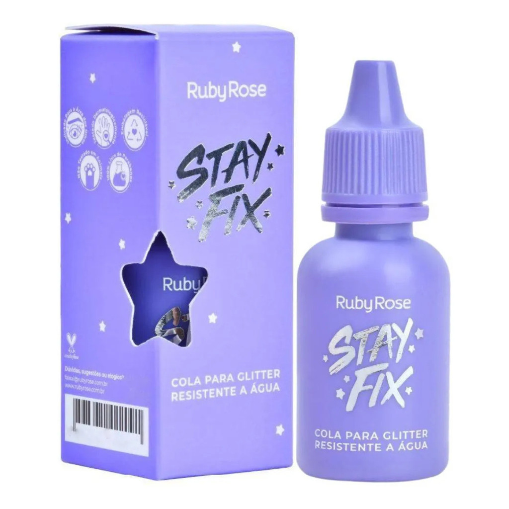 COLA PARA GLITTER RUBY ROSE STAY FIX RESISTENTE HB