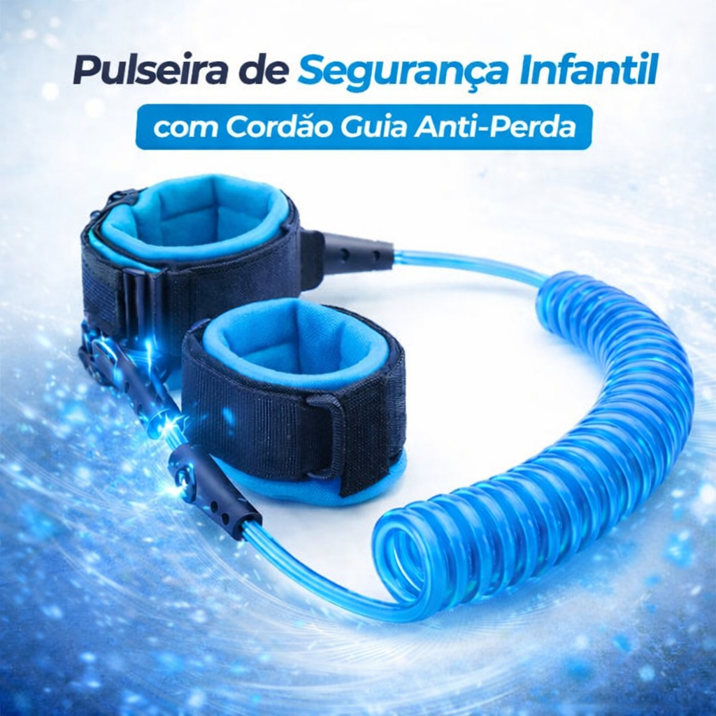 Pulseira de Segurança Infantil com Cordão Guia A