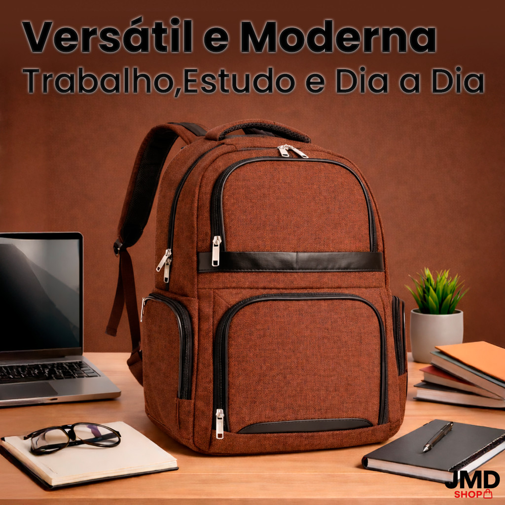 Mochila para Notebook com Design Moderno e Conecti