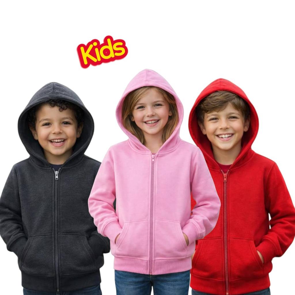 Jaqueta  – Moletom Flanelada Menino e Menina