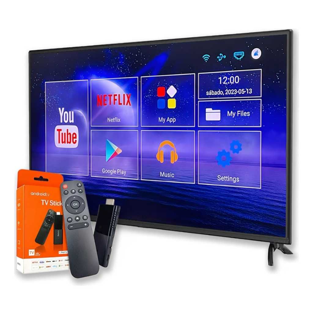 Stick TV 4k Pro Smart Tv Android 4k Controle Remot