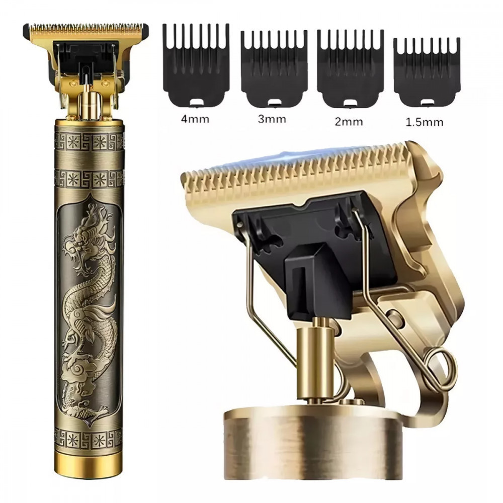 Máquina de Barbear e Cortar Cabelo Recarregável 