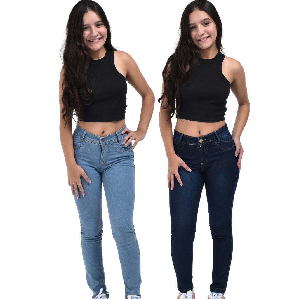 Calça jeans feminina infanto juvenil 10 ao 16 men