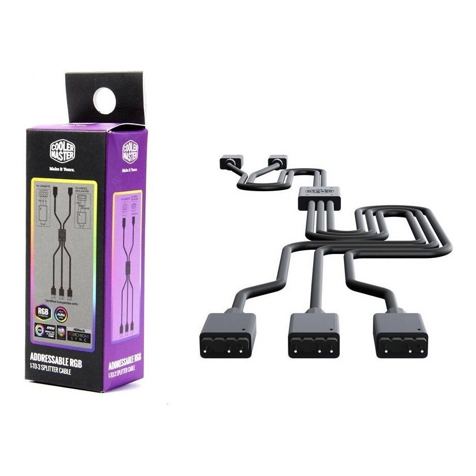 Cooler Master Hub / Cabo Splitter de 1 para 3 cone