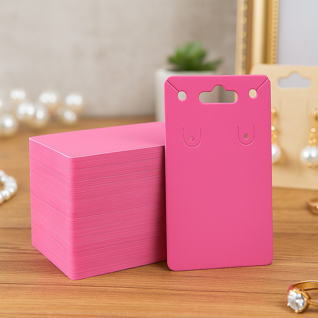 Tag Cartela de cordao e Brincos Tam. 6×11 cm 