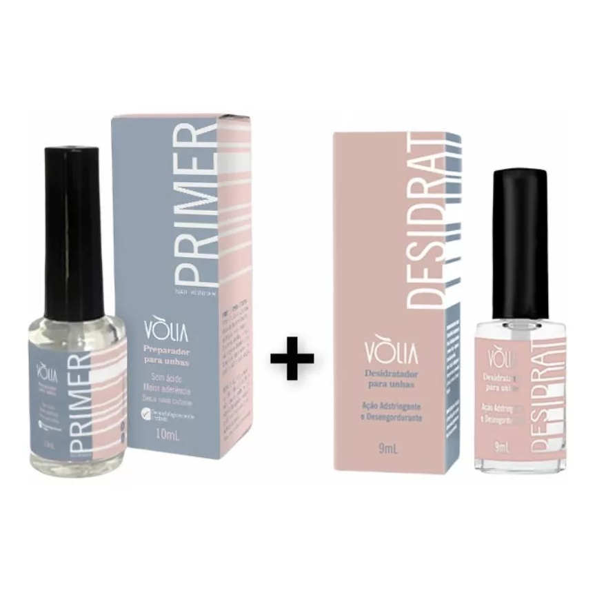 Kit Volia Preparadores Desidratador e Primer sem a