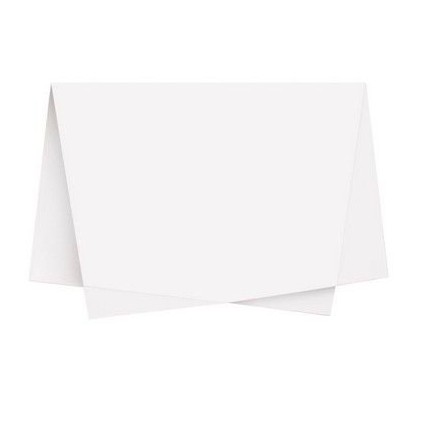 Papel de folha seda Branca 48 x 60cm com 10 unidad