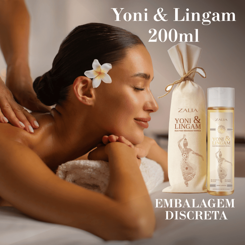 Óleo de Massagem Tântrica Yoni E Lingam 200 ml  