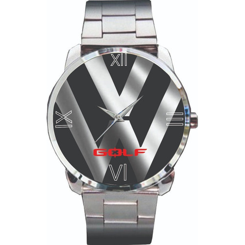 Relógio De Pulso Personalizado Emblema Golf Vw -c