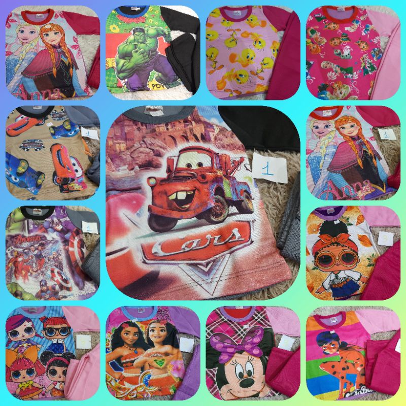 Conjunto de frio infantil vários personagens Para