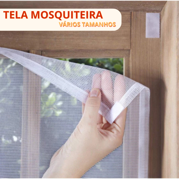 Tela Proteção Mosquiteira Janela Basculante Velc