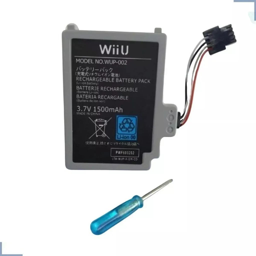 Bateria Nintendo Wii U Gamepad 1500 mah Wup 001 Wu