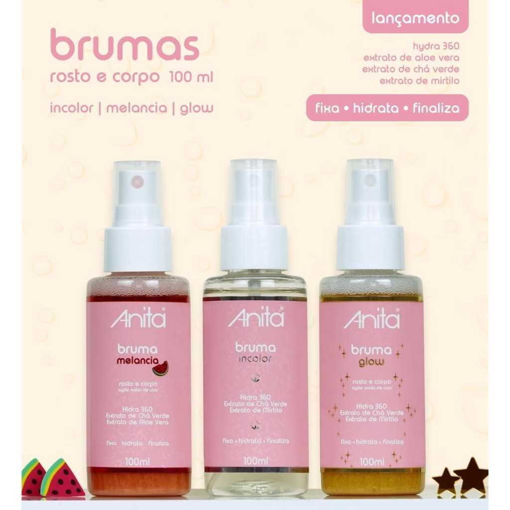 Bruma Anita rosto e corpo Hidra 360  Escolha a sua