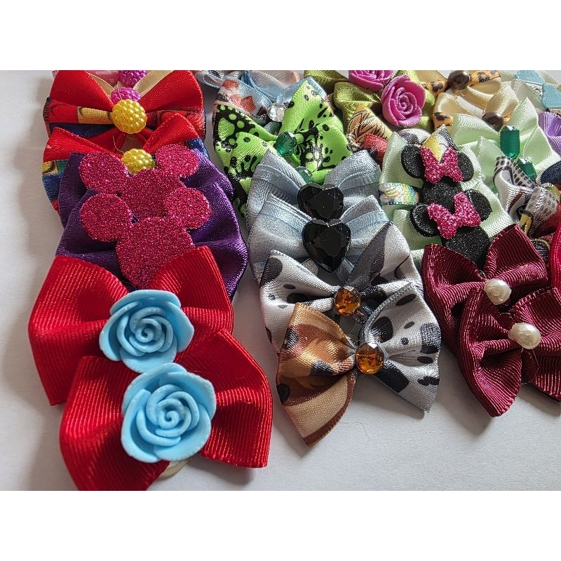 Lacinhos pet com elastico 10,20,30 ou 40 Lacinhos 