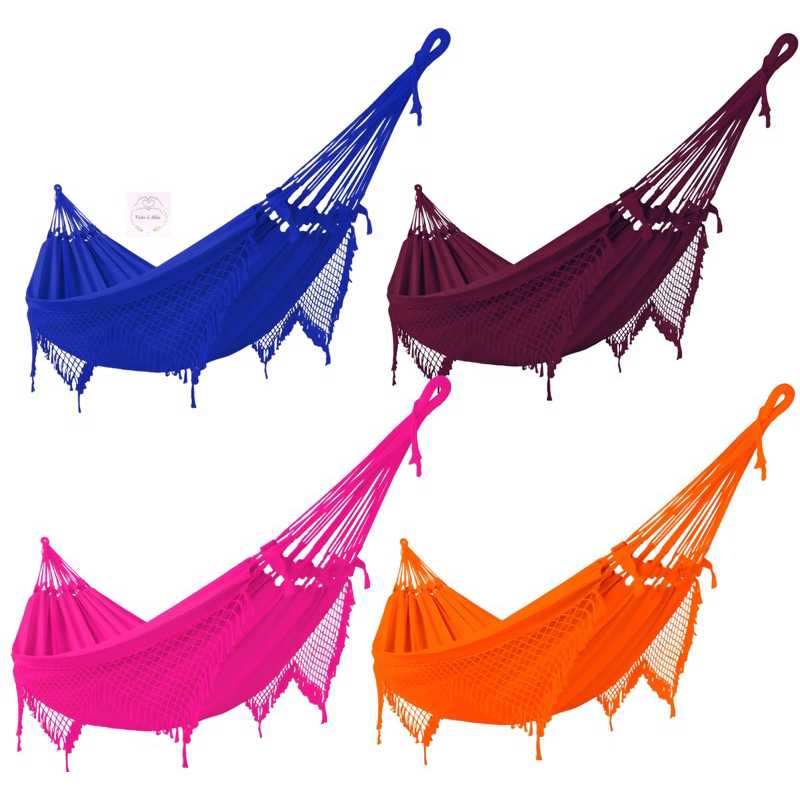 REDE DE DESCANSO CASAL VÁRIAS CORES